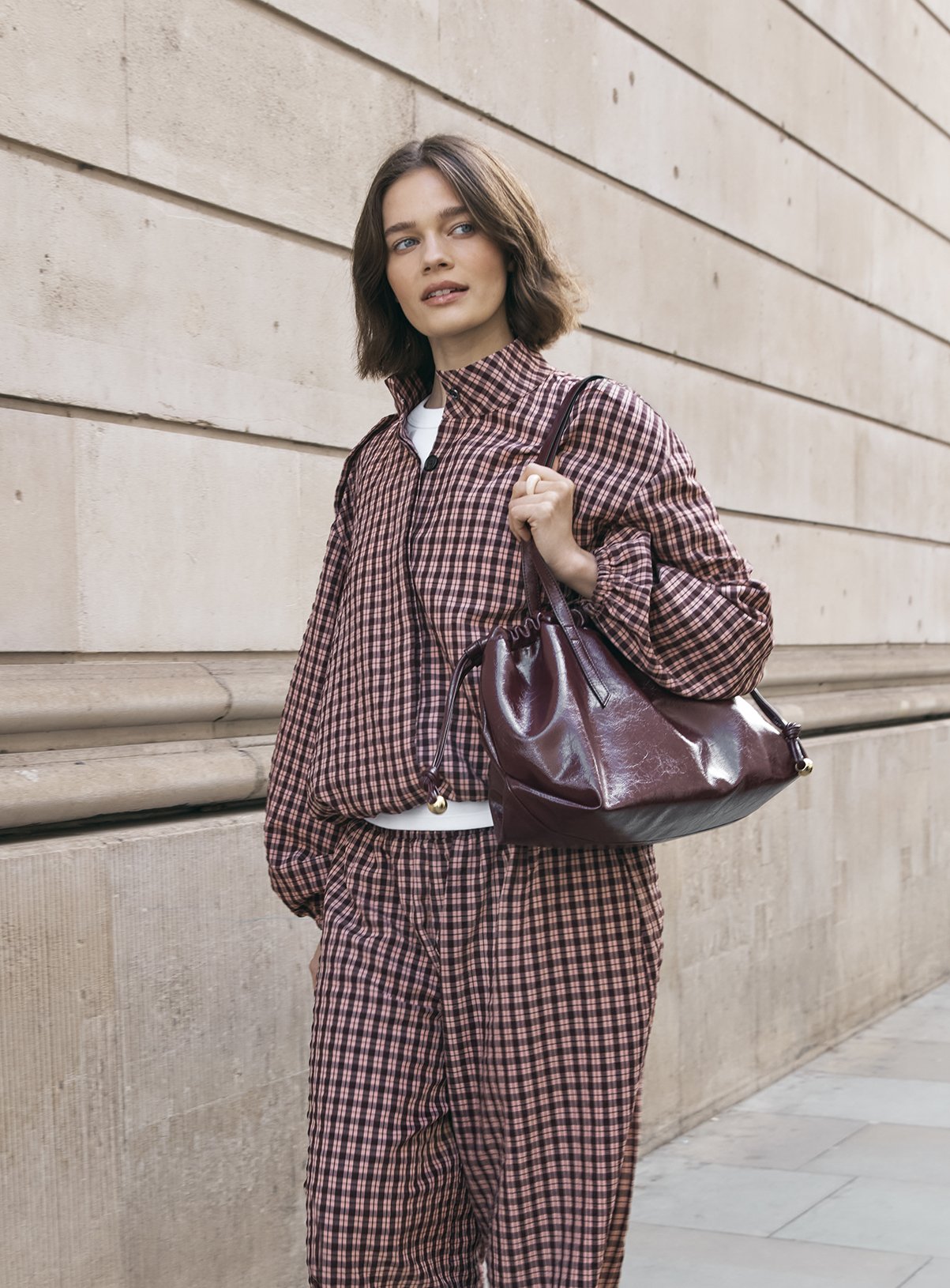 Mid Pink Preppy Check Shacket 12 - Image 1 thumbnail